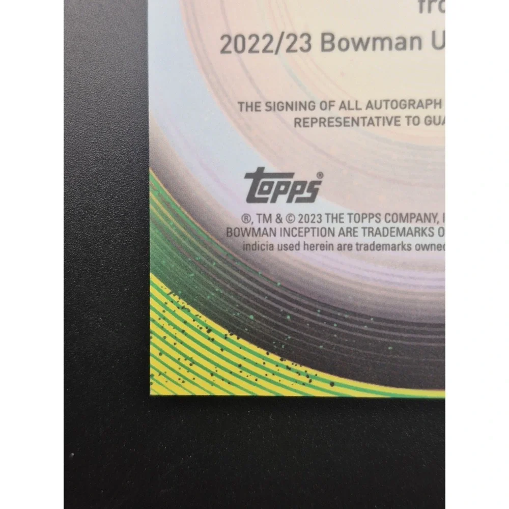 2023 Bowman Inception U LJ Cryer#BIA-LC Prospect Autograph Baylor University